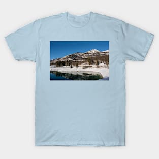 Winter Landscape at Lake Barcis, Italy T-Shirt